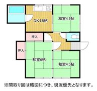 ハイツ下南部の間取り画像