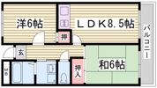 アイマンション長尾の間取り画像