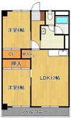 熊手ピアの間取り画像