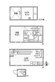 ルクレ自由が丘の間取り画像
