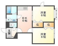 イーストグリーンの間取り画像