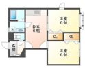 イーストグリーンの間取り画像