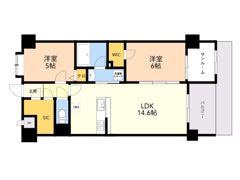 Y・M FLAT matobaの間取り画像