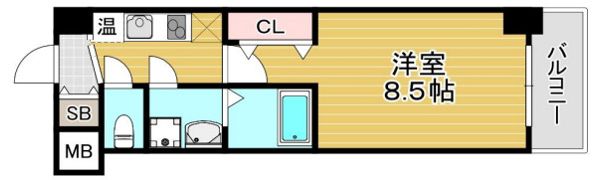 ロアール神戸住吉の間取り画像