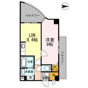 カスタリア新梅田の間取り画像