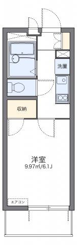 レオパレスKT今池の間取り画像
