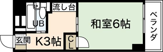 第55東白島ビルの間取り画像