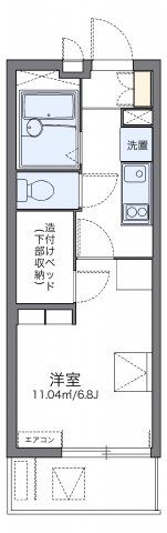 レオパレスウィン ネクストの間取り画像