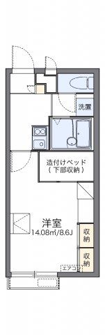 レオパレス稲荷町の間取り画像