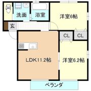 プランドールB棟の間取り画像