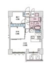 スプランディッド上本町WESTの間取り画像