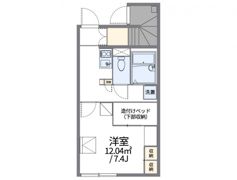 レオパレスマロンハイツ Ⅳの間取り画像