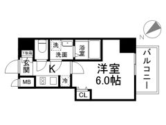 セオリー神戸ウエストゲートの間取り画像