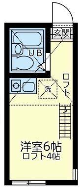 ユナイト小机ステーションクロスビーの間取り画像
