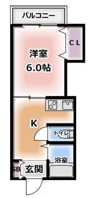 大和田ハイツの間取り画像