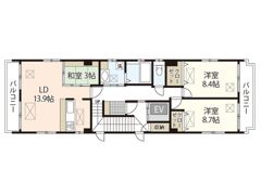 ルネス鶴見の間取り画像