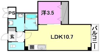 Mayfair南市駅Premiumの間取り画像