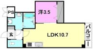 Mayfair南市駅Premiumの間取り画像