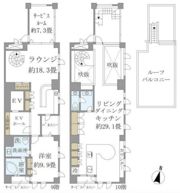 広尾Quartoの間取り画像