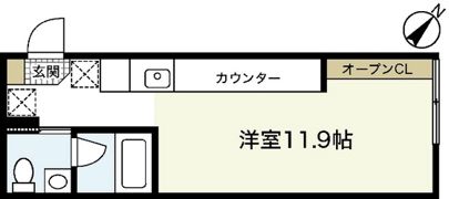 ヴィラ リヴィエールの間取り画像