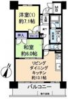アスレ東原Ⅱ番館の間取り画像