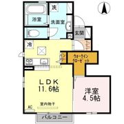 リバーサイド 駅東の間取り画像