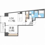 BRAVE北浜の間取り画像
