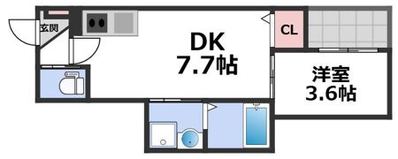 DEAR KINDAIの間取り画像