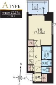 スプランディッド錦糸町IIの間取り画像