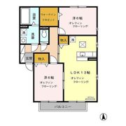 リビングタウン瀬原田ⅡAの間取り画像