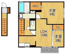 セジュールS・Aの間取り画像