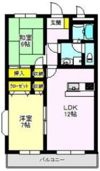 マンション中居の間取り画像