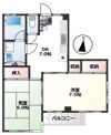 サンハイツ・スギウラの間取り画像