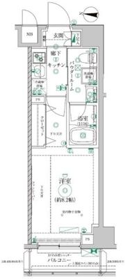 レアライズ清澄白河の間取り画像