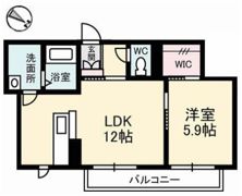 グランベレオ門田の間取り画像