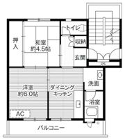 ビレッジハウス近見1号棟の間取り画像