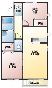 シャーメゾンKEIの間取り画像