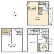 奥沢戸建の間取り画像