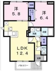クレスト羽黒の間取り画像