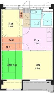 マスタッシュ堀川の間取り画像