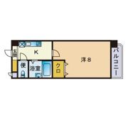 紫電壱号館の間取り画像