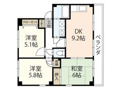 ラ・プラージュ屋代の間取り画像
