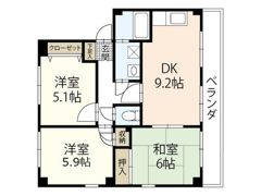 ラ・プラージュ屋代の間取り画像