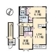 セリューズ B棟の間取り画像