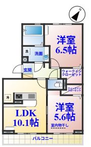 ルミエール五井・Ⅱの間取り画像