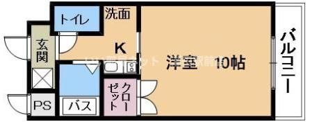 太陽ハイツ南草津IIIの間取り画像