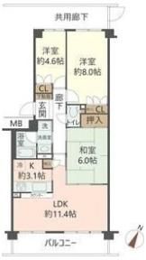 パーク・ハイム千里藤白台の間取り画像
