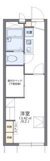 レオパレス三ッ沢上町Ⅱの間取り画像