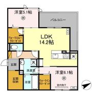 D's LIEN (ディ-ズリアン) Cの間取り画像
