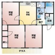 ハイライズK A棟の間取り画像